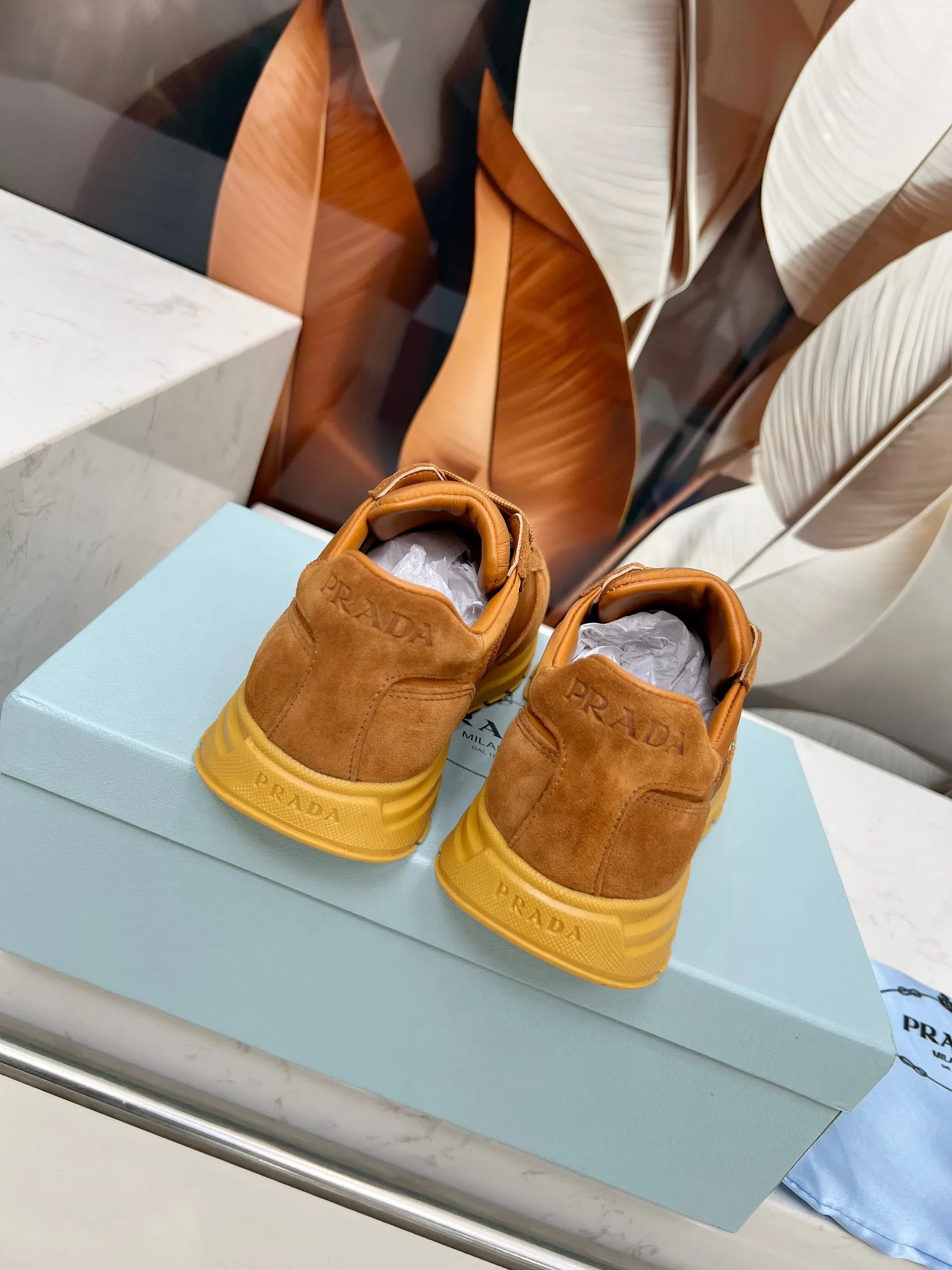 👟👟Ex-factory price 540👟👟 Prada "PRADA.." 2025 explosive model has been shipped. , original 1:1 development, four colors available 35--41 "Code 34 and 41 can be customized and cannot be returned or exchanged"